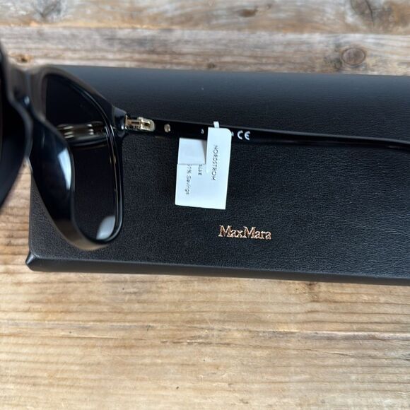 NWT MaxMara Prism Black Sunglasses - Picture 7 of 9